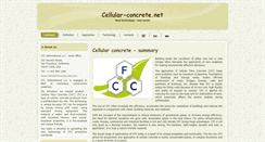 Desktop Screenshot of cellular-concrete.net